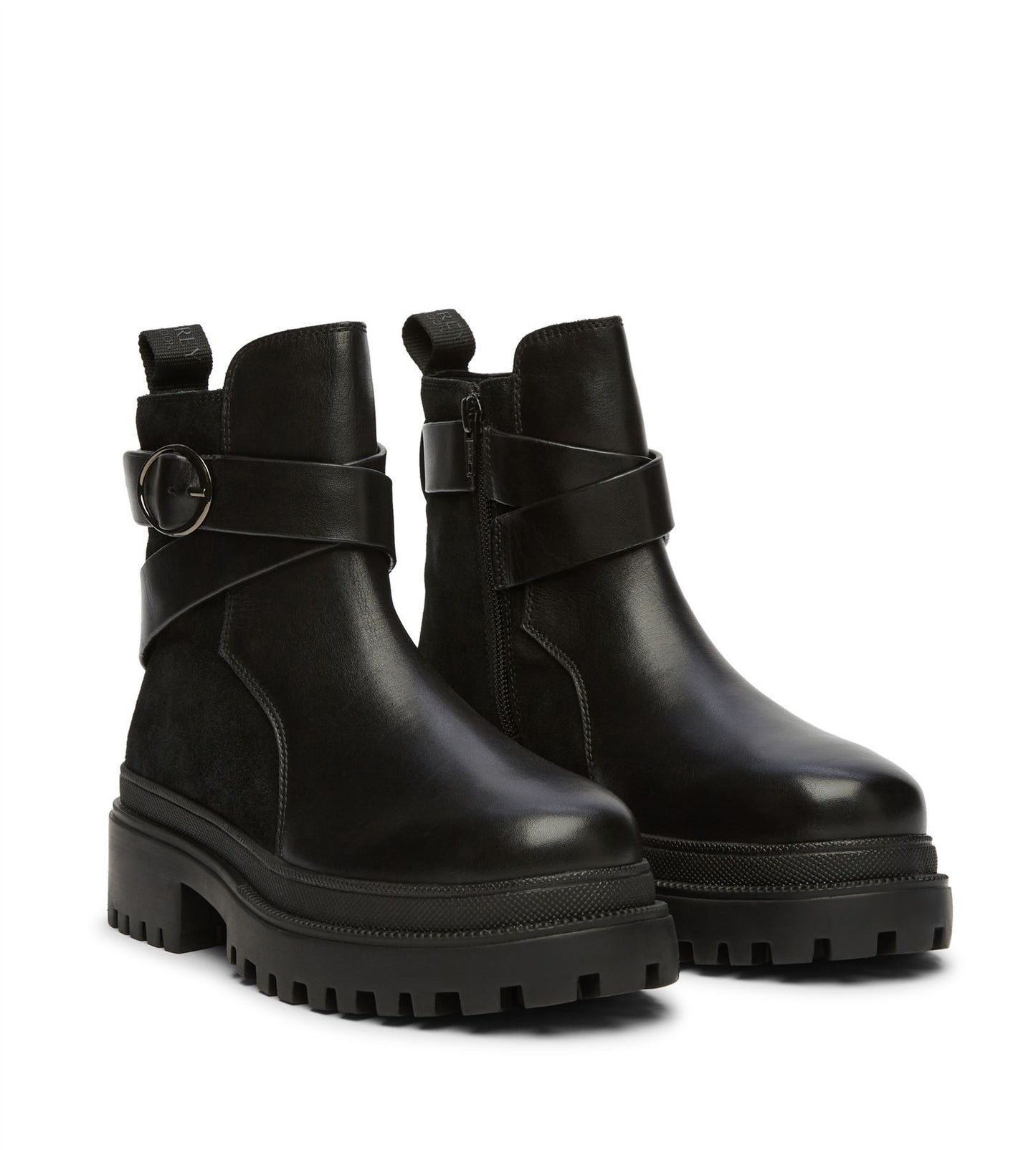 Osprey London The Boston Leather Women's Black Boots