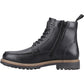 Hunter Shaws Ankle Boot Leather Men's Black Ankle Boots