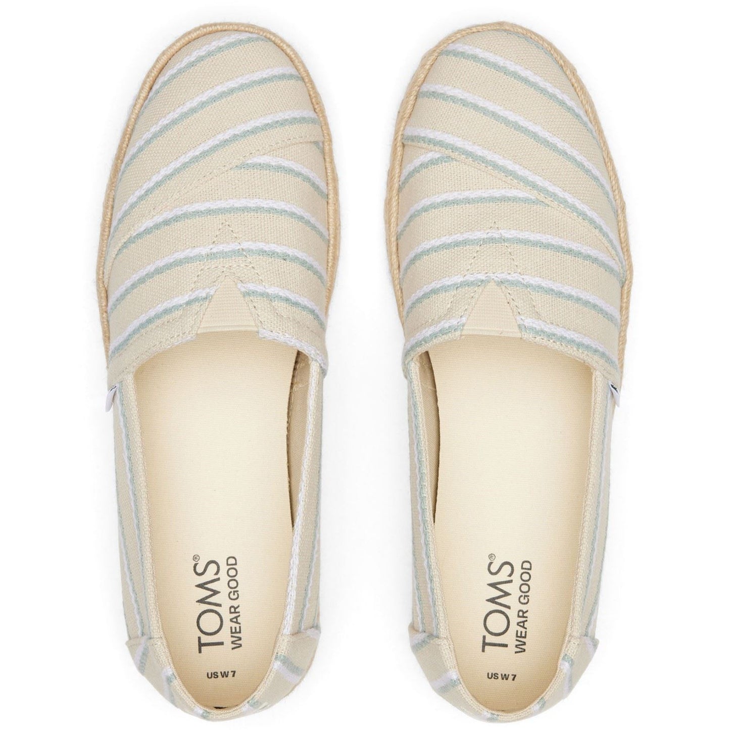 TOMS Alpargata Rope 2.0 100% Cotton Women's Fog Espadrilles