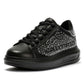Karl Lagerfeld Kapri Konstellation Leather Women's Black/Silver Trainers