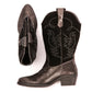 Osprey London The Louisiana Leather Women's Black/Gunmetal Boots
