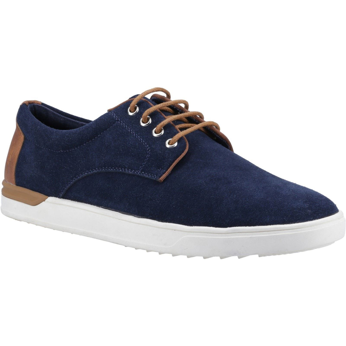 Hush Puppies Joey Suede Men's Navy Lace-Up Shoes
