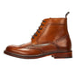 Ben Sherman Alfred Brogue Leather Men's Tan Boots