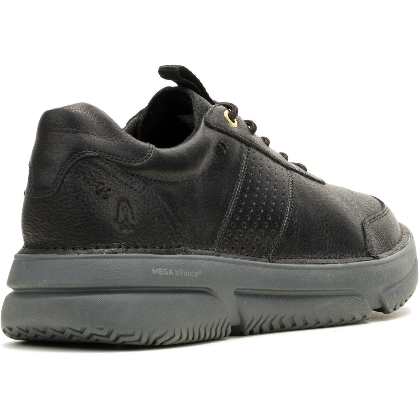 Hush Puppies Baylor Leather Men's Black Trainers