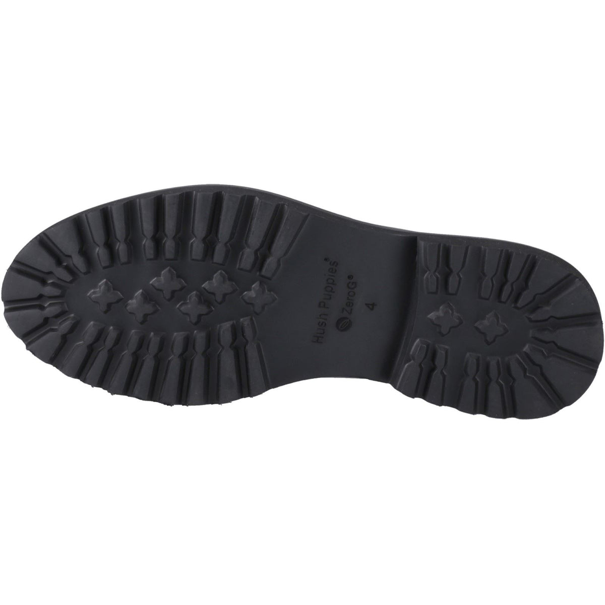 Hush Puppies Gabi Lace Up Leather Girl's Black Brogues