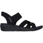 Skechers Arya - Cooling Off Polyester Women's Black Sandals