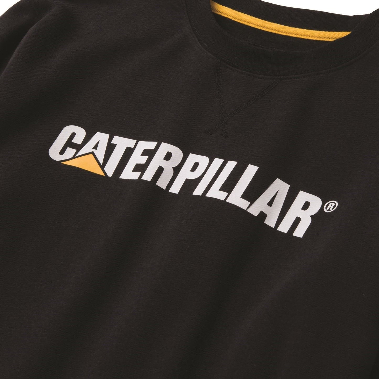 Caterpillar Men's Midweight Crewneck Sweatshirt in Black