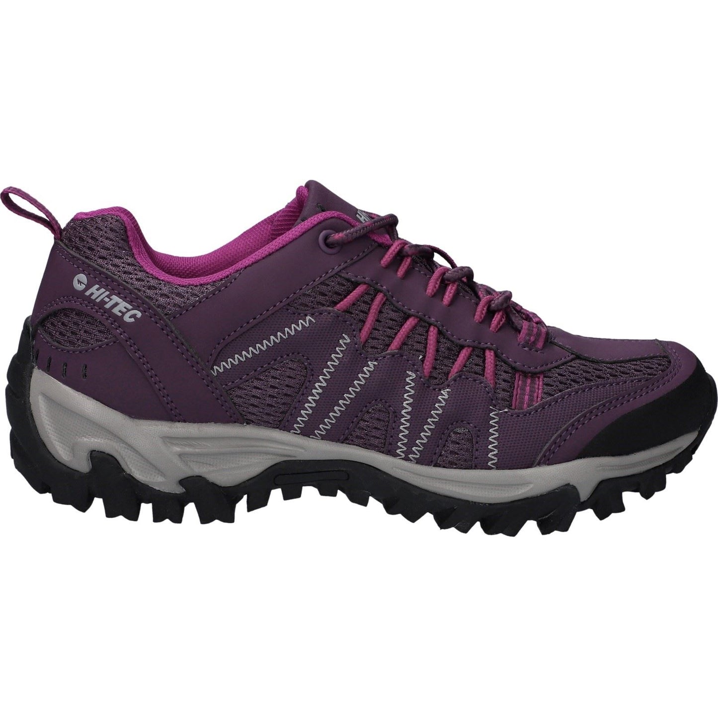 Hi-Tec Jaguar Polyester Women's Italian Plum/Festival Fuchsia Hiking Boots