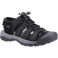 Hush Puppies Peru Polyurethane/Webbing Men's Black Sandals