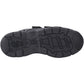 Hush Puppies Tristen Leather Youth Black Loafers