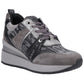 Geox Women's D ZOSMA B SNEAKERS in Dark Grey