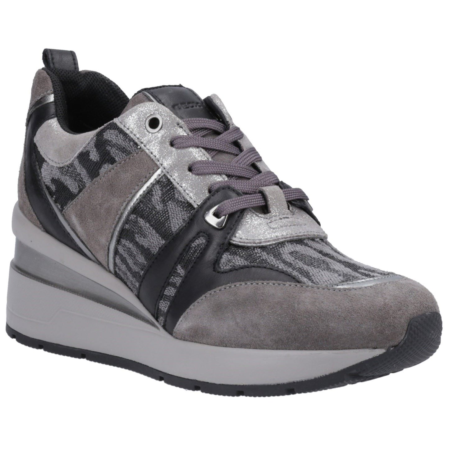 Geox Women's D ZOSMA B SNEAKERS in Dark Grey