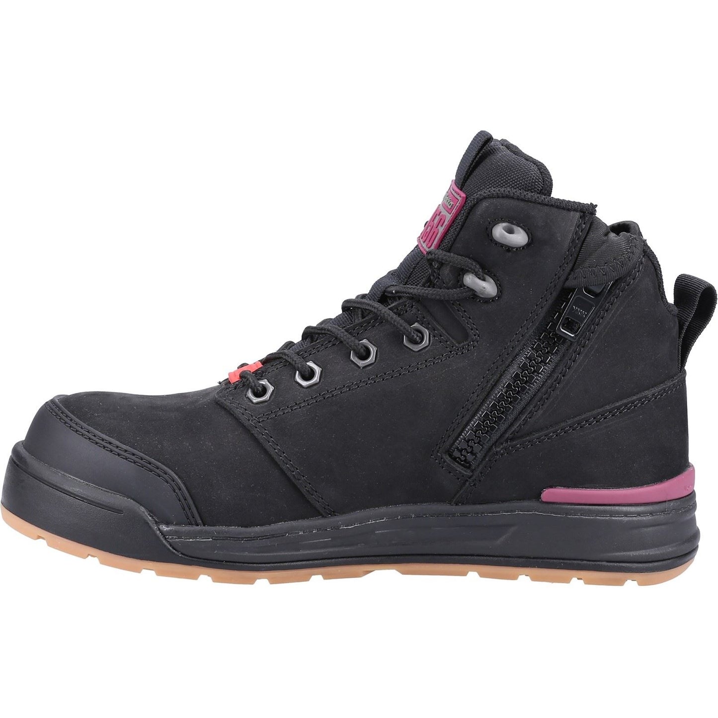 Hard Yakka Women's 3056 PR Side Zip Safety Boot in Black