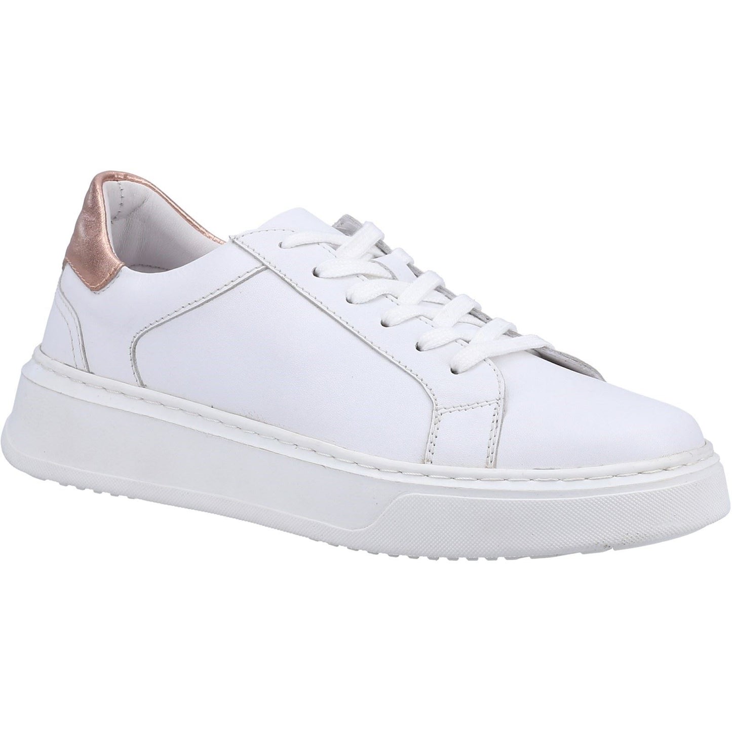 Hush Puppies Women's Camille Lace Cupsole in White