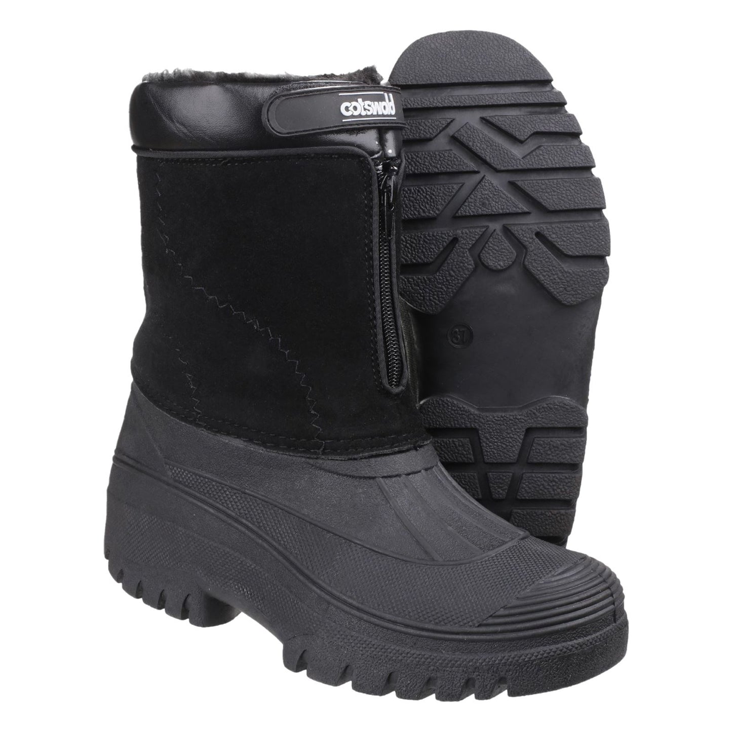 Cotswold Women's Venture Waterproof Winter Boot in Black