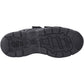 Hush Puppies Tristen Leather Junior Black Loafers