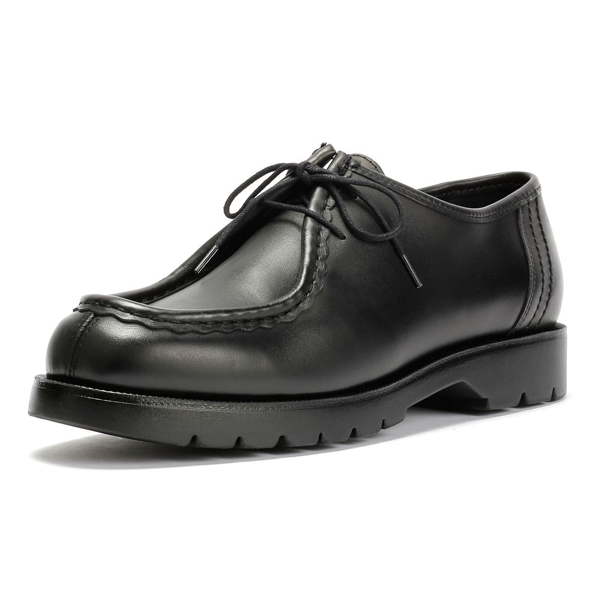 Kleman Padror Leather Men's Black Shoes