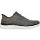 Skechers Summits Leyter Textile Men's Olive/Black Trainers