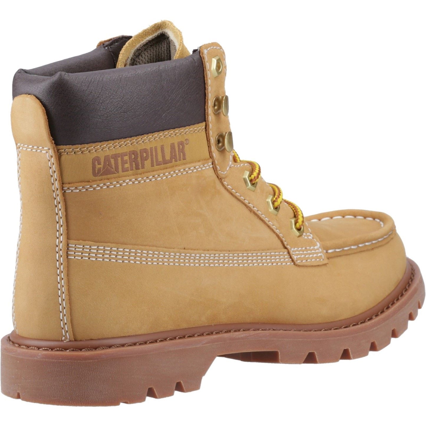 CAT Lifestyle Colorado Moc Toe Leather Men's Honey Reset Ankle Boots