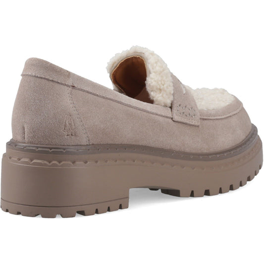 Hush Puppies Odessa Leather Women's TAUPE Loafers