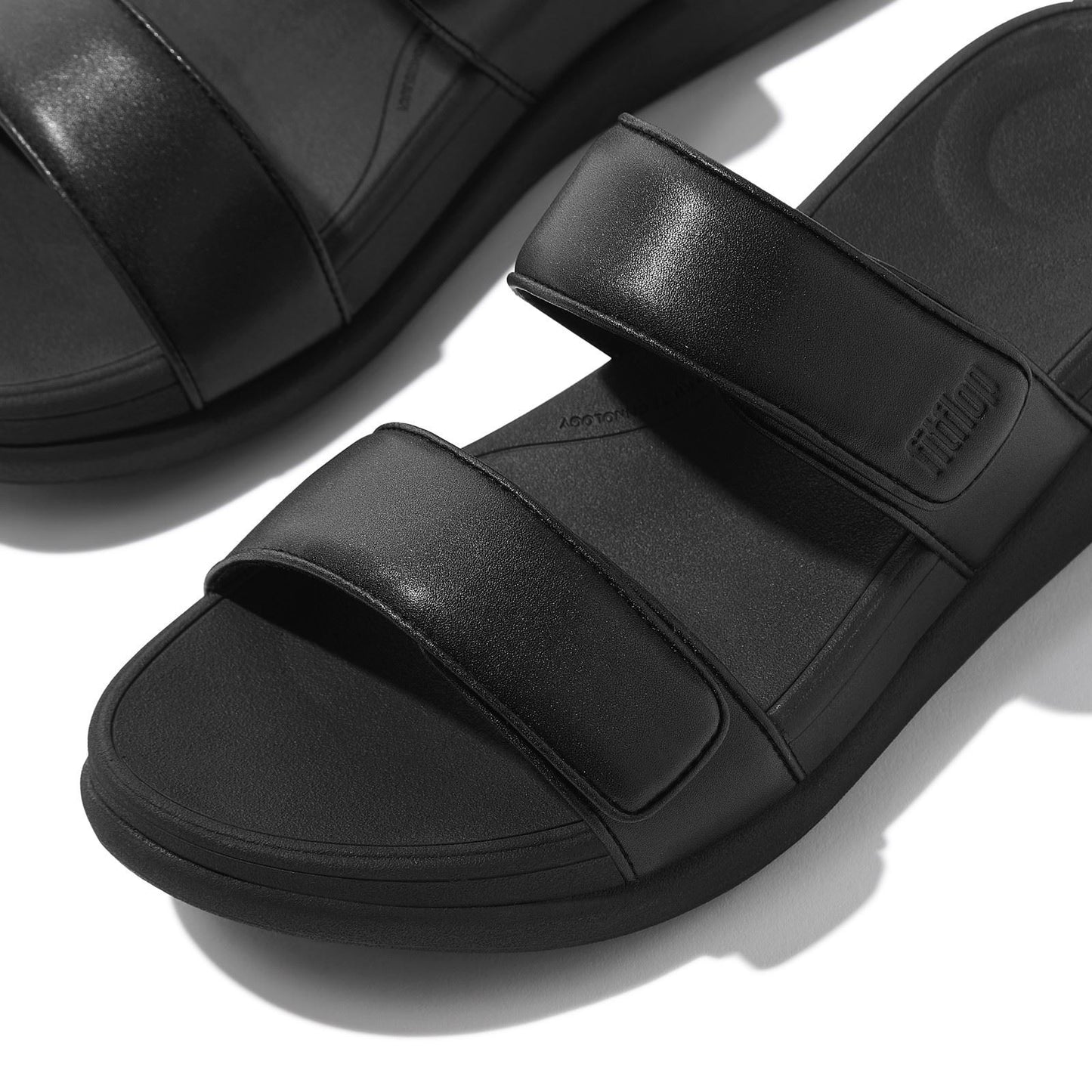Fitflop F-Mode Go Polyurethane Women's All Black Sandals