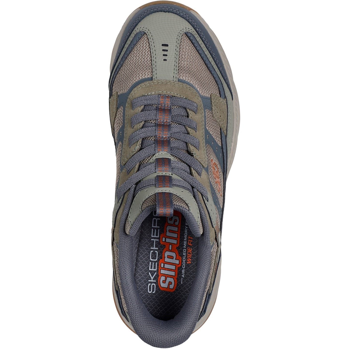 Skechers Men's Vigor AT Hiking Shoes in Olive/Grey