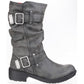 Rocket Dog Women's Trumble Biker Boot in Black