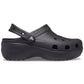 Crocs Women's Classic Platform Clog in Black