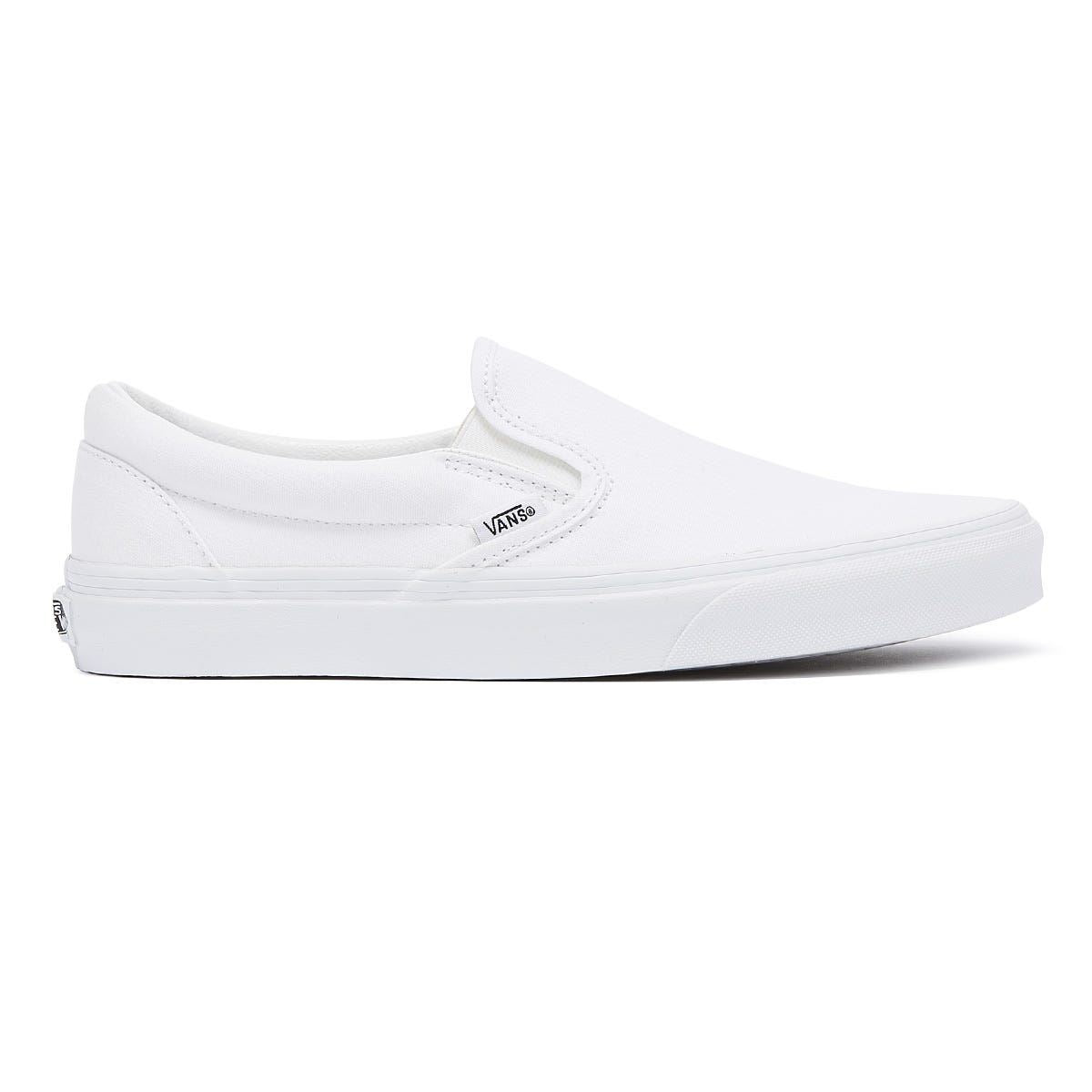 Vans Classic Slip on Women's True White Canvas Trainers