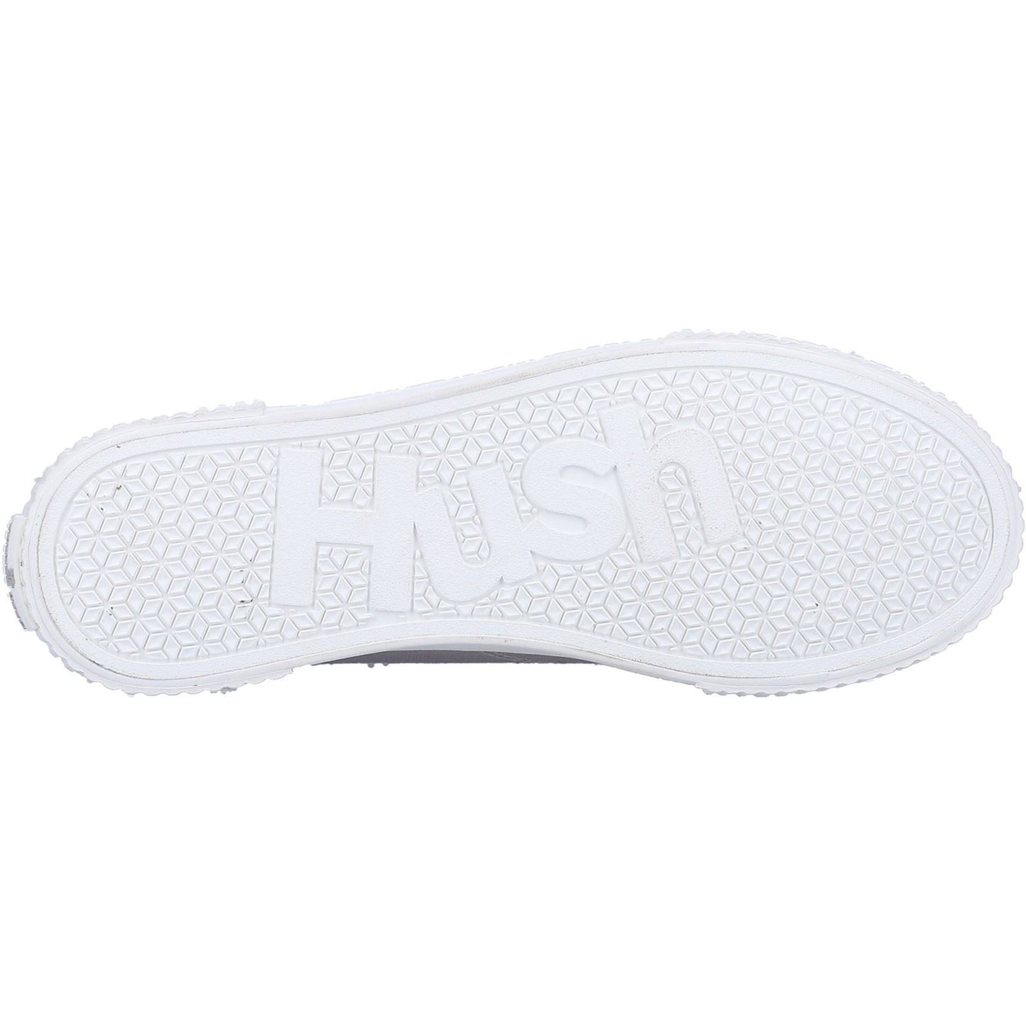 Hush Puppies Women's Brooke Canvas Trainer in Grey