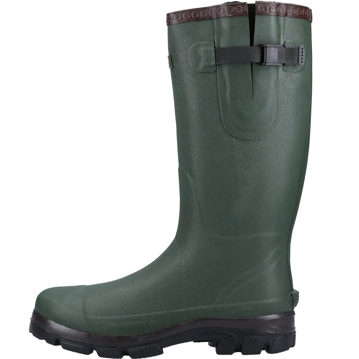 Cotswold Grange Buckle Fastening Wellington Boot in Green