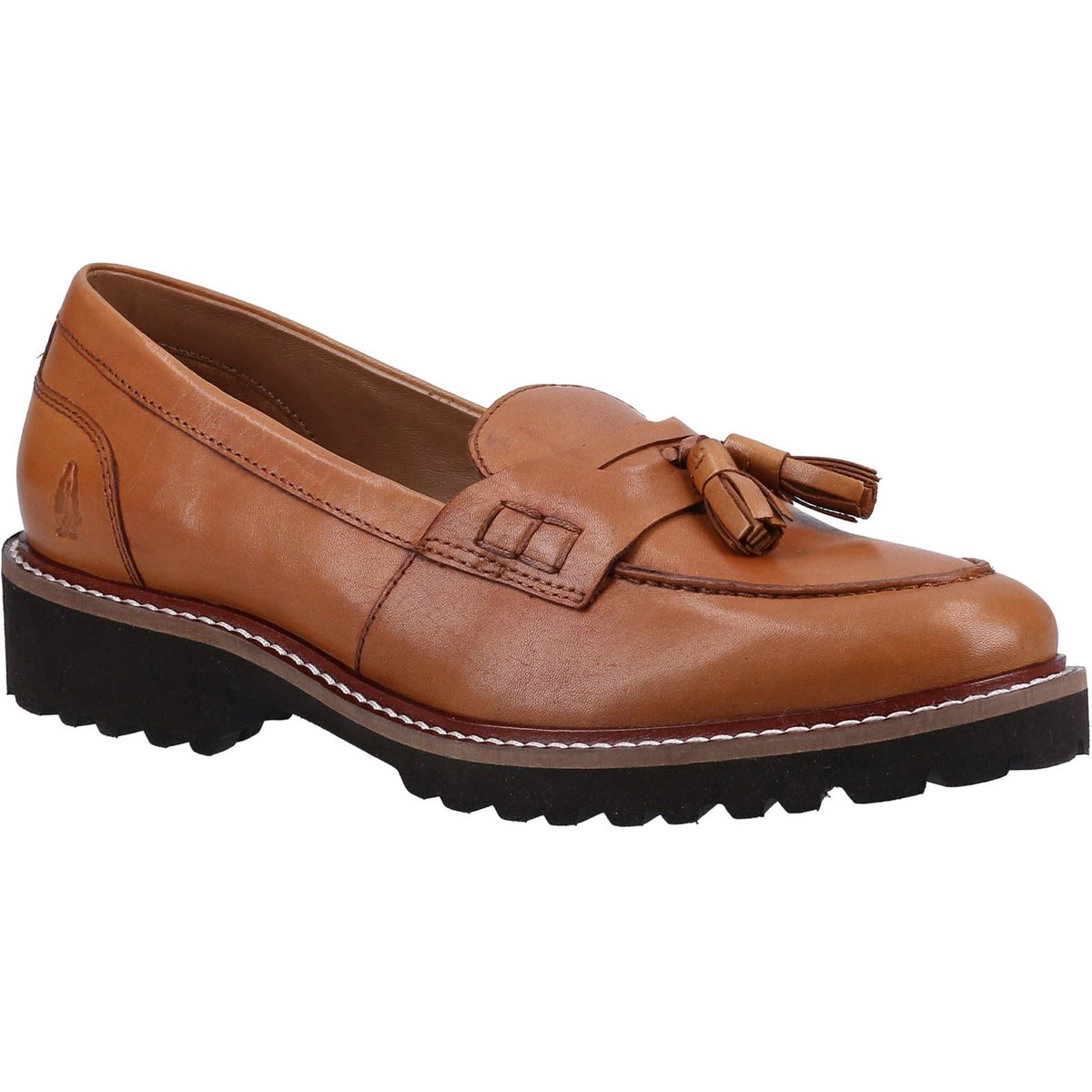 Hush Puppies Ginny Leather Women's Tan Loafers