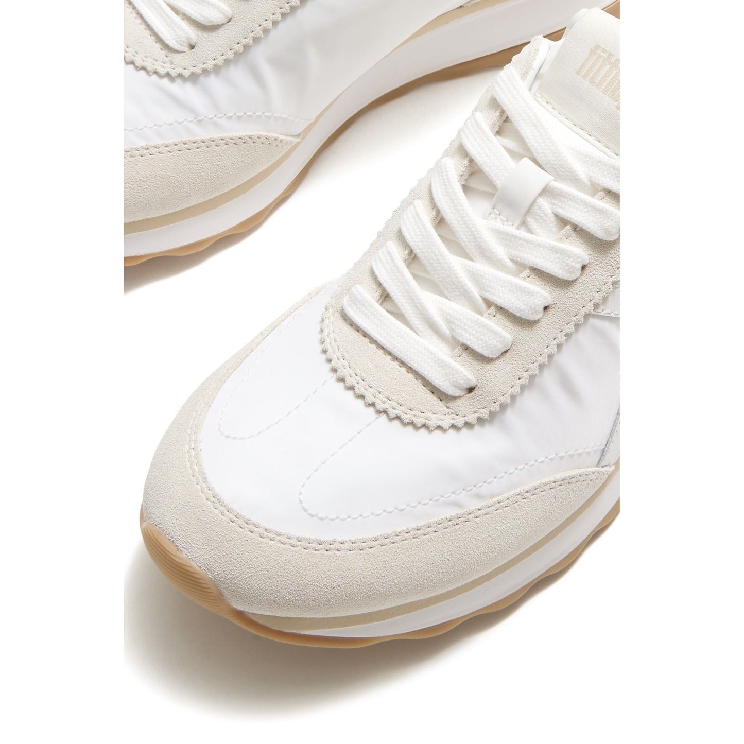 Fitflop Retro-Q FF Nylon Women's Urban White Mix Trainers