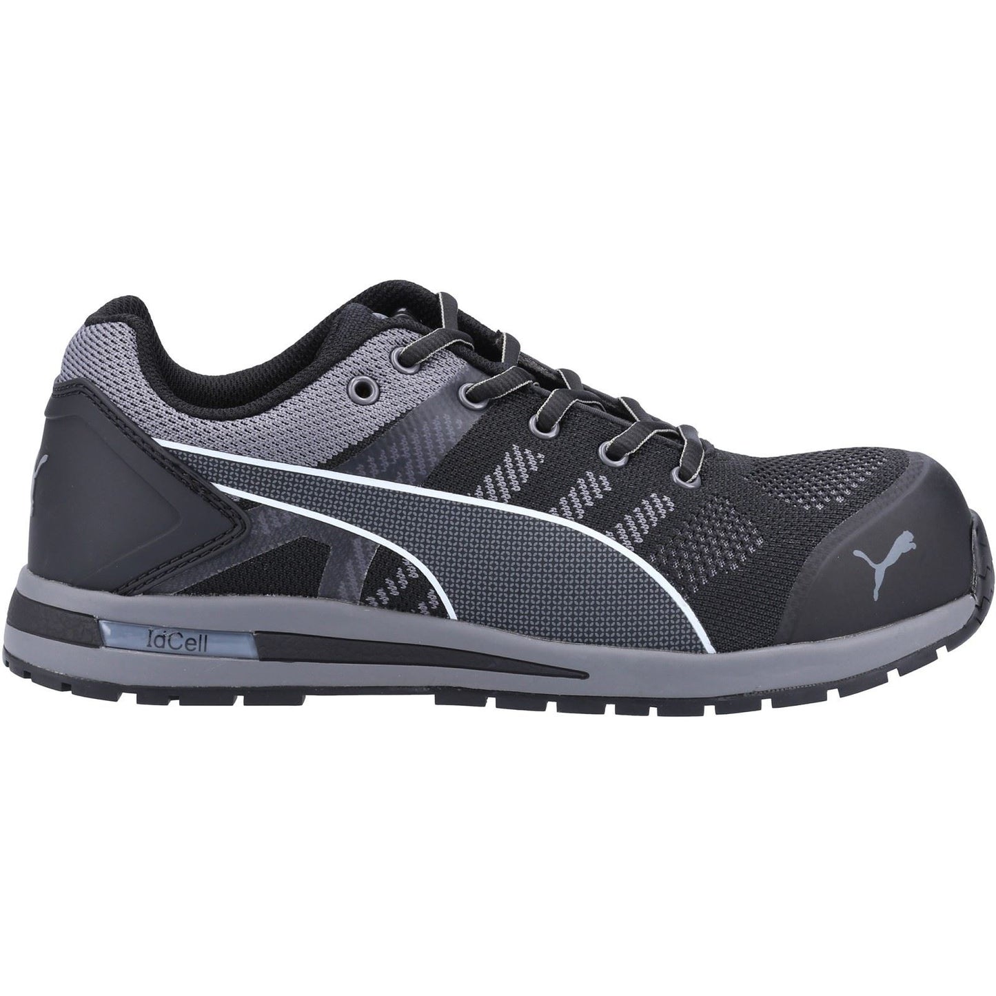 Puma Safety Men's Elevate Knit LOW S1 Safety Trainer in Black