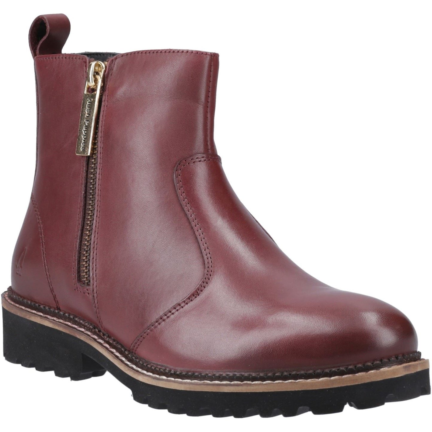Hush Puppies Women's Grace Zip Boot in Burgundy