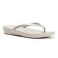 FitFlop Iqushion Ergonomic Women's Silver Flip Flops