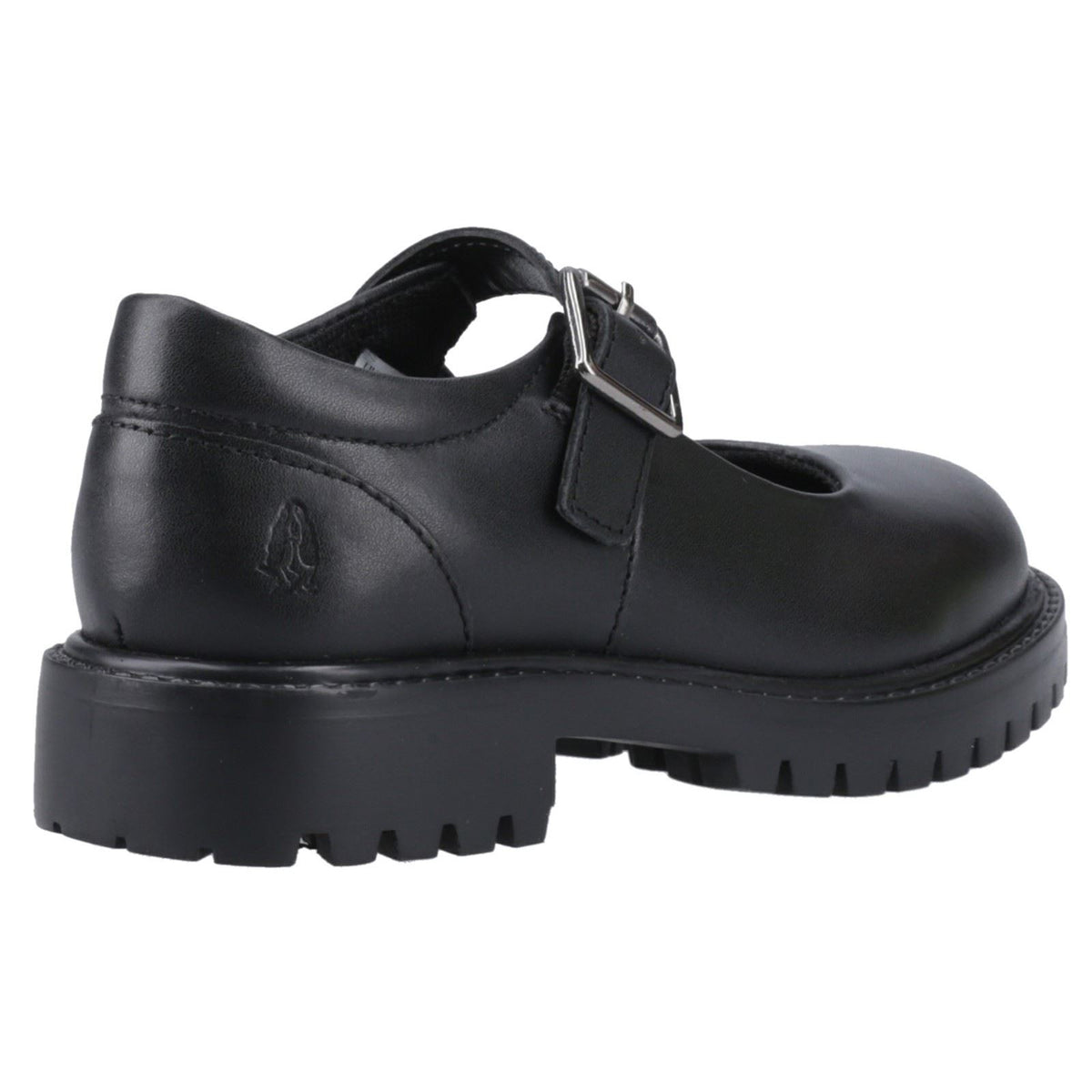 Hush Puppies Aurora Junior Leather Girl's Black Shoes