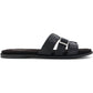 TOMS Sol Leather Women's Black Sandals