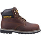 Caterpillar Men's Powerplant S3 GYW Safety Boot in Brown