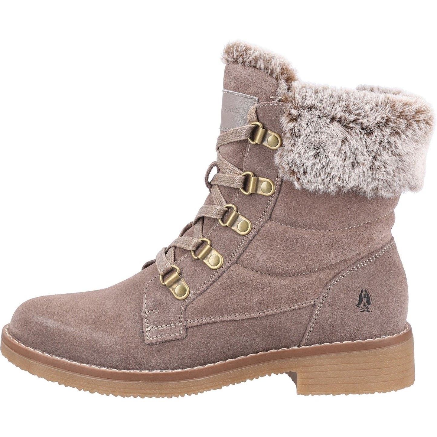 Hush Puppies Women's Florence Mid Boot in Taupe