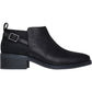 Skechers BOBS Wander Luxe Textile Women's Black Heeled Ankle Boots