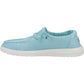 HEYDUDE Women's Wendy Canvas Shoe in Turquoise