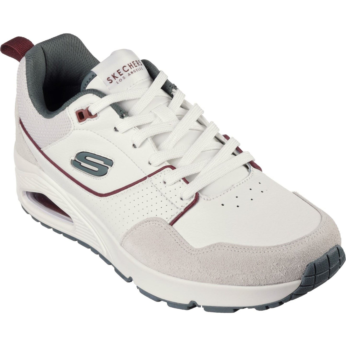 Skechers Men's Uno - Retro One Trainer in White/Grey