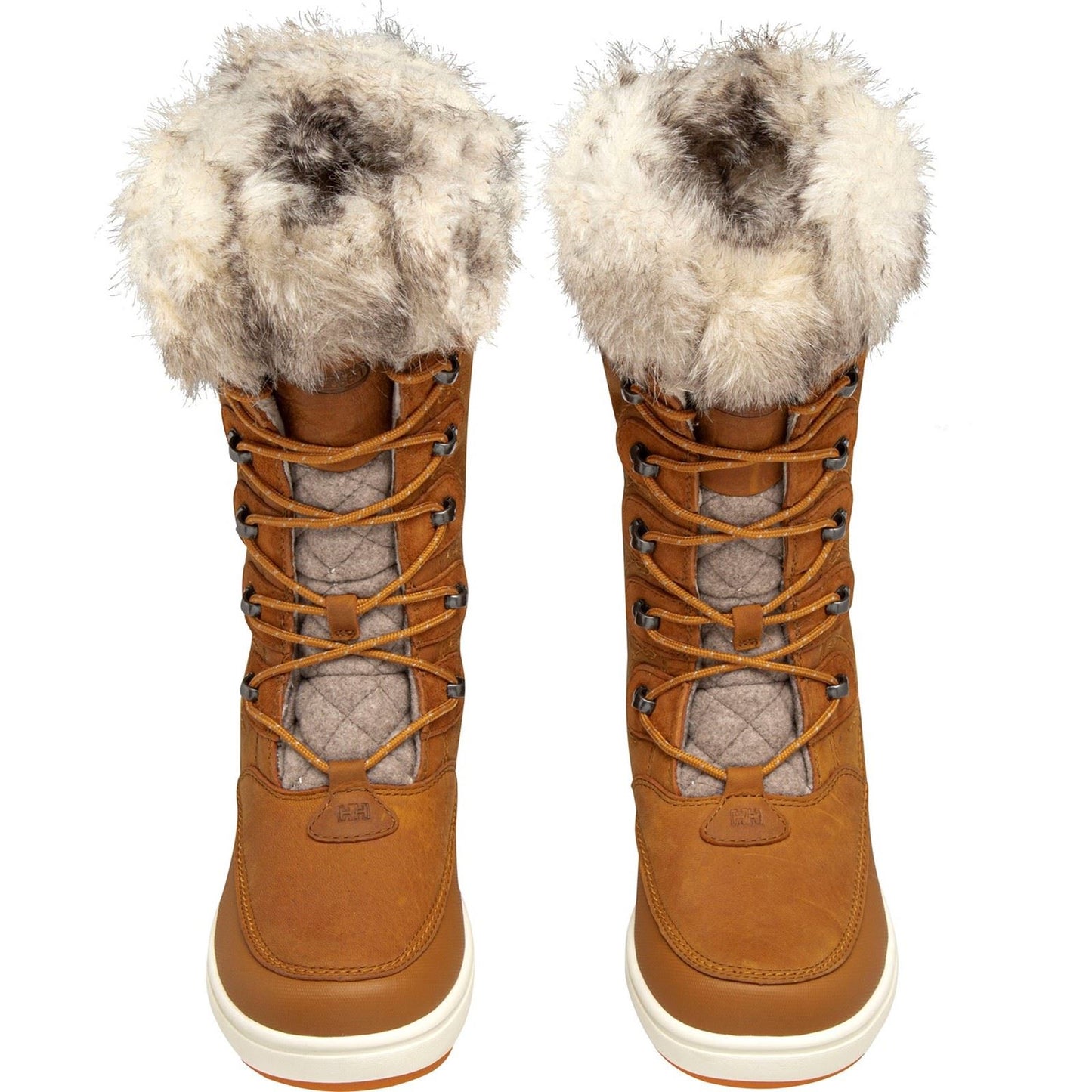 Helly Hansen Sport Garibaldi Leather Women's New Wheat/Dark Khaki Winter Mid Calf Boots