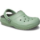 Crocs Men's Classic Lined Clog in Moss/Multi
