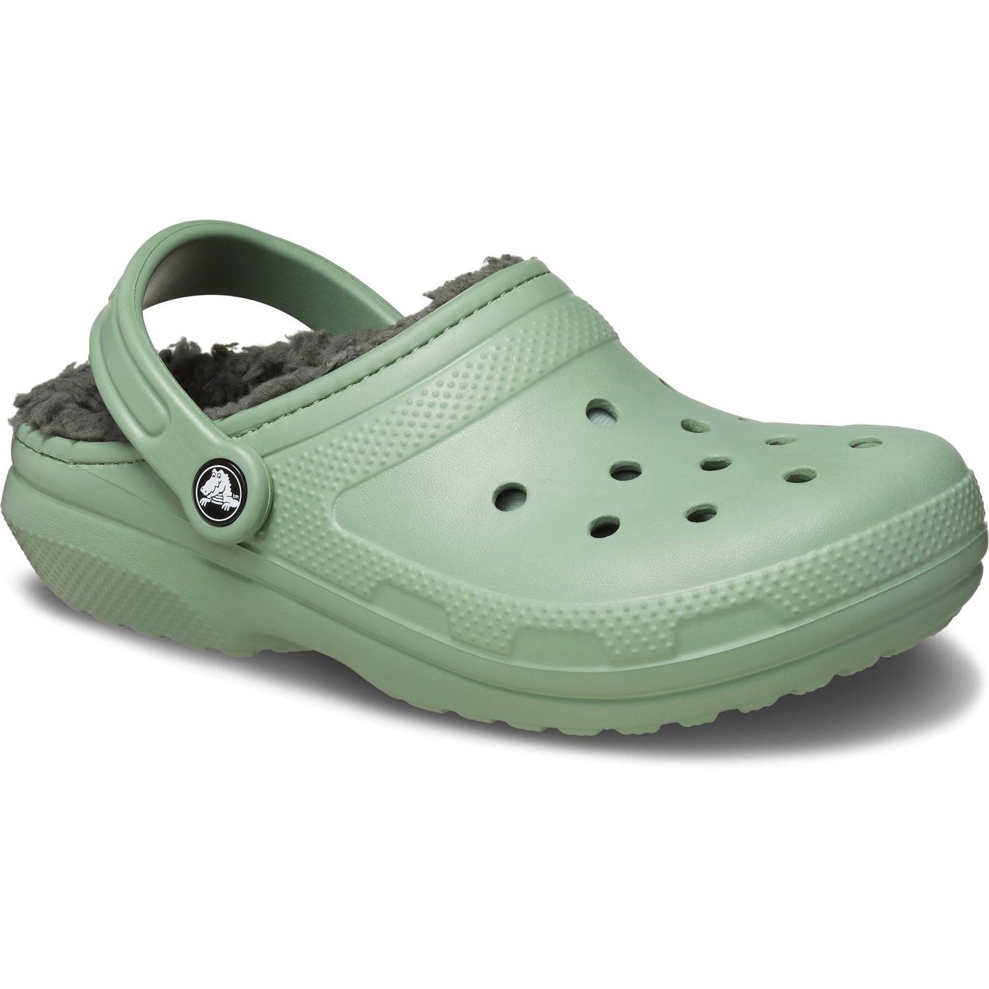 Crocs Men's Classic Lined Clog in Moss/Multi