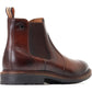 Base London Men's Bloom Chelsea Boot in Burnt Brown