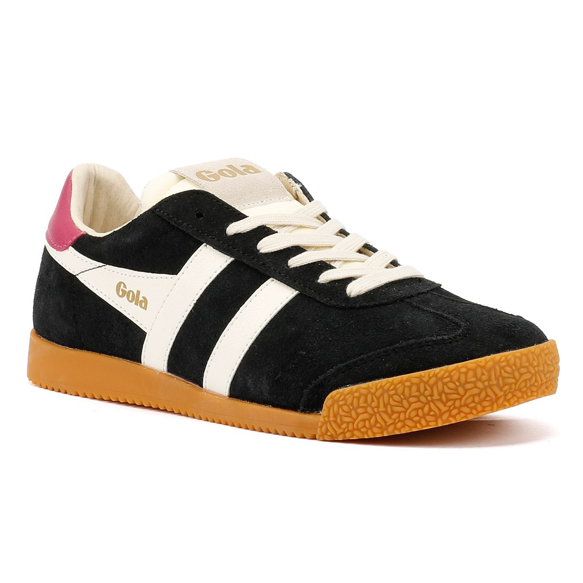 Gola - CLB538BK WOMENS ELAN BLACK/WHITE/FUCHSIA