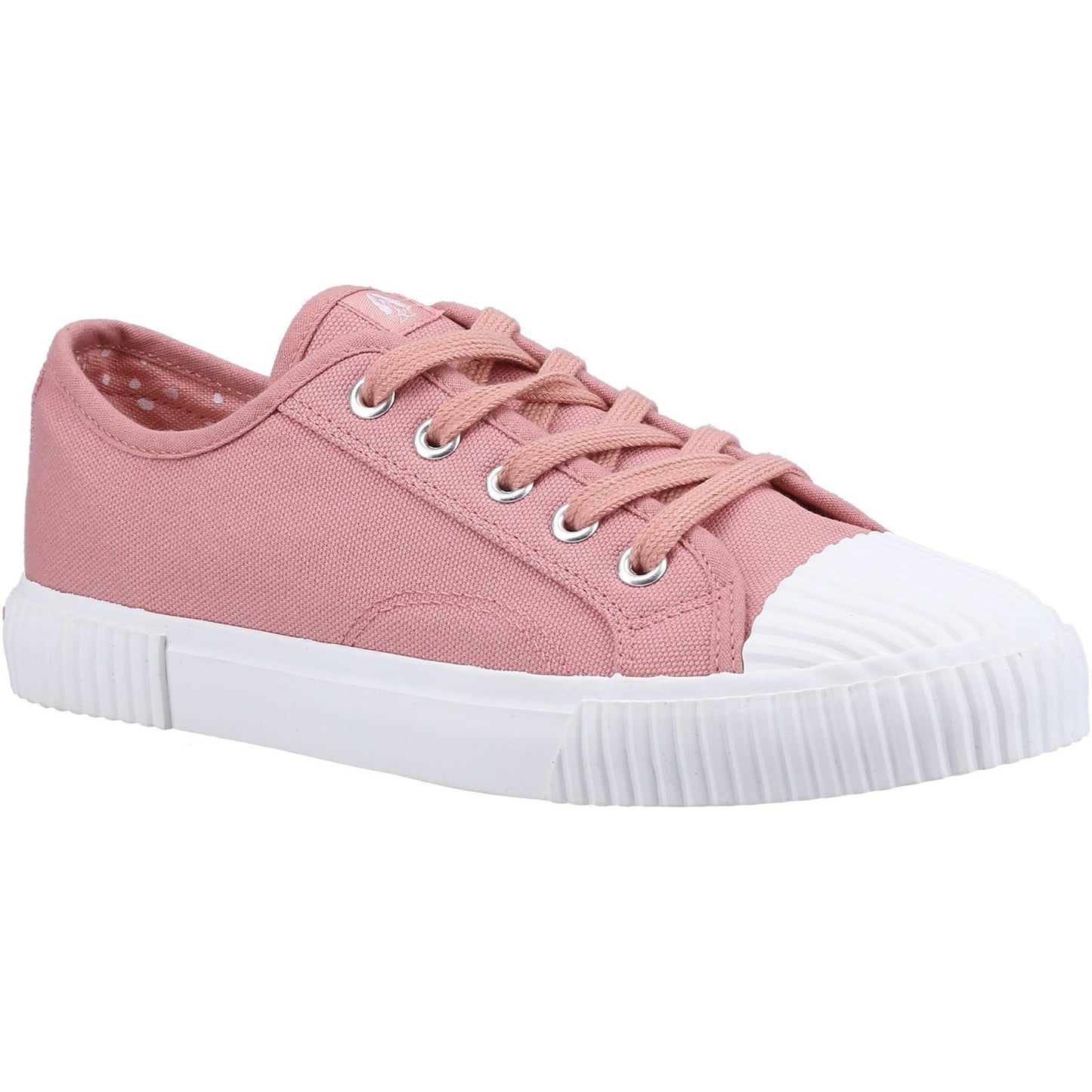 Hush Puppies Women's Brooke Canvas Trainer in Pink