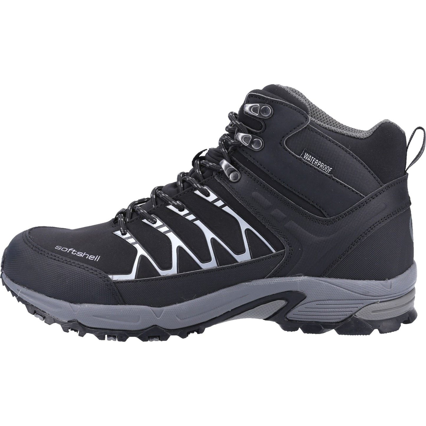 Cotswold Men's Abbeydale Mid Hiker in Black/Grey